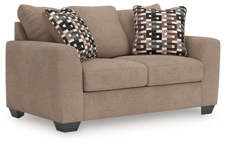 Triston-Peaks Suede Loveseat from Ashley - Luna Furniture