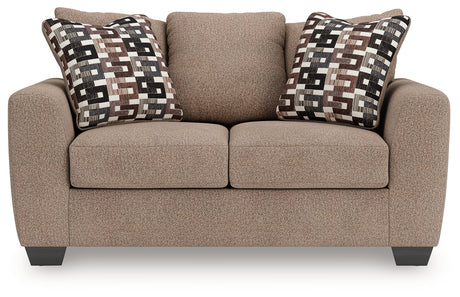 Triston-Peaks Suede Loveseat from Ashley - Luna Furniture
