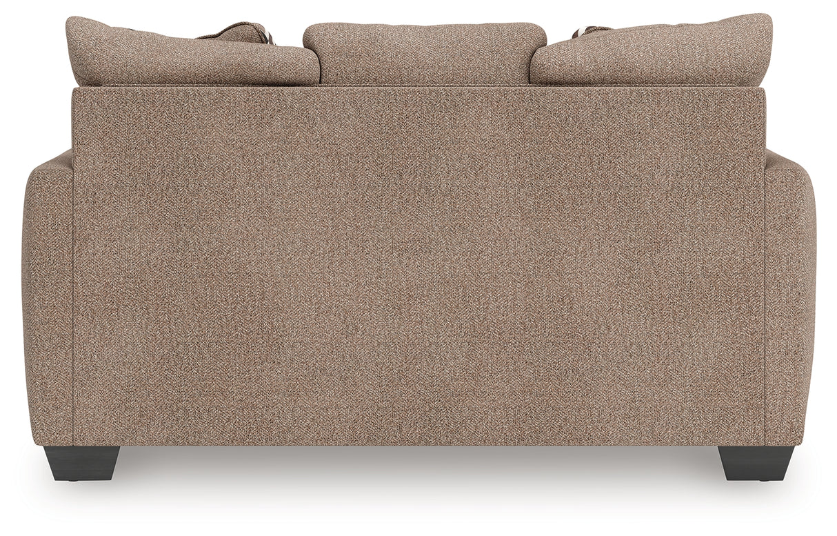 Triston-Peaks Suede Loveseat from Ashley - Luna Furniture