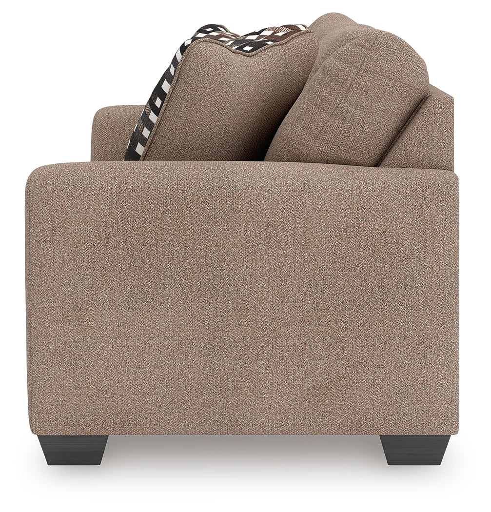 Triston-Peaks Suede Loveseat from Ashley - Luna Furniture