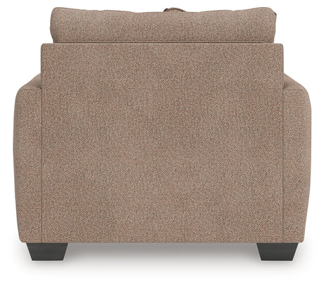 Triston-Peaks Suede Oversized Chair from Ashley - Luna Furniture