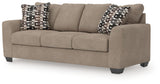 Triston-Peaks Suede Queen Sofa Sleeper from Ashley - Luna Furniture
