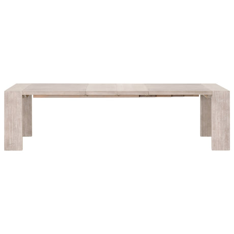 Tropea Extension Dining Table in Natural Gray Acacia from Essentials For Living - Luna Furniture
