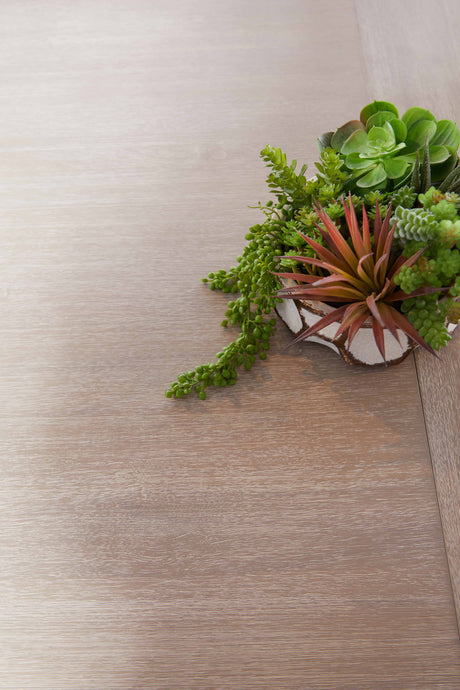 Tropea Extension Dining Table in Natural Gray Acacia from Essentials For Living - Luna Furniture