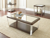 Truman Stainless Steel Cocktail Table from Steve Silver - Luna Furniture