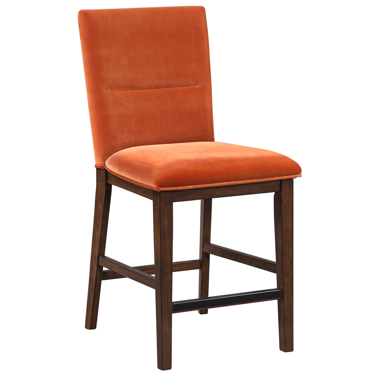 Zen 5-Piece Counter Set with Orange Velvet Counter Chairs from Steve Silver - Luna Furniture