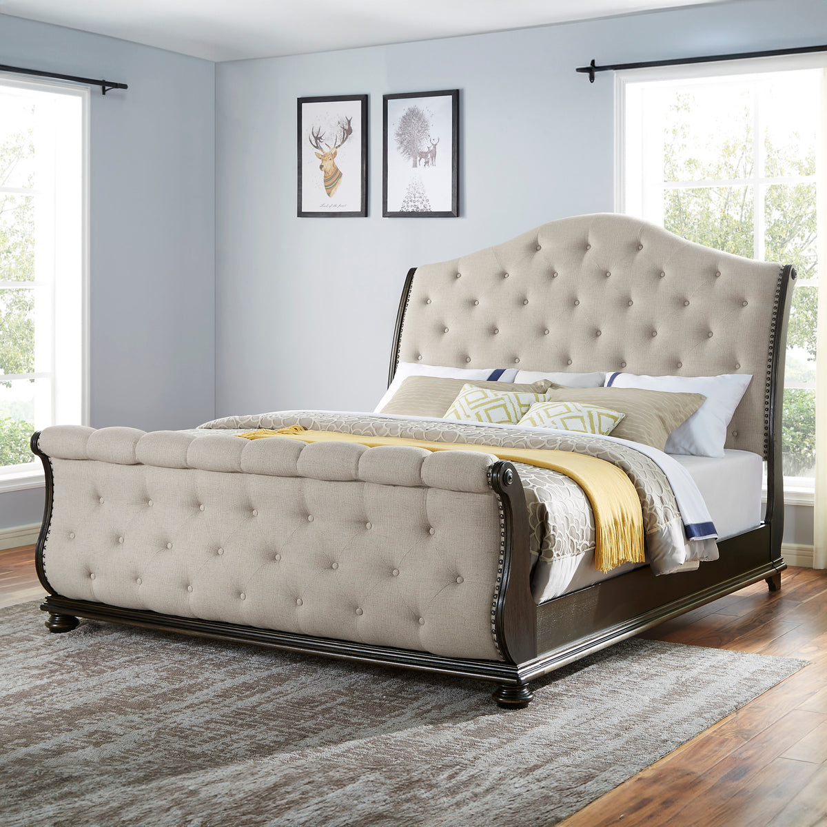 Rhapsody Molasses Sleigh Bedroom Set from Steve Silver - Luna Furniture