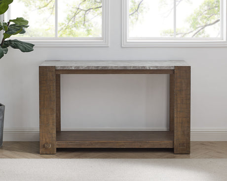 Libby Sintered Stone Sofa Table from Steve Silver - Luna Furniture