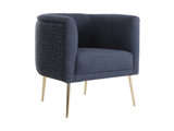 Cloak Navy Accent Chair from Bellona - Luna Furniture