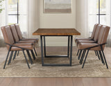 Tucson Mocha 5-Piece 78″ Dining Room Set from Steve Silver - Luna Furniture