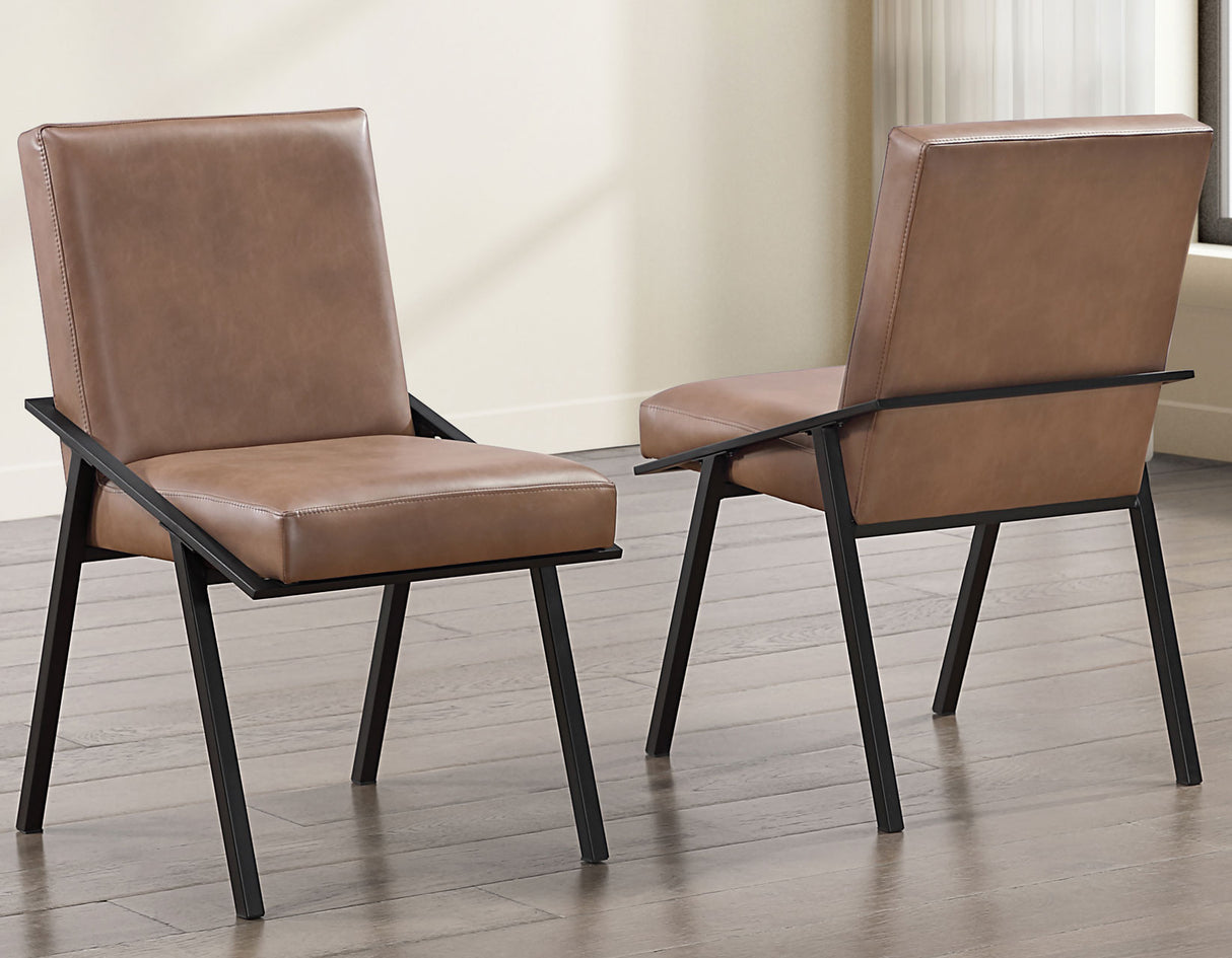 Tucson Brown Side Chair, Set of 2 from Steve Silver - Luna Furniture