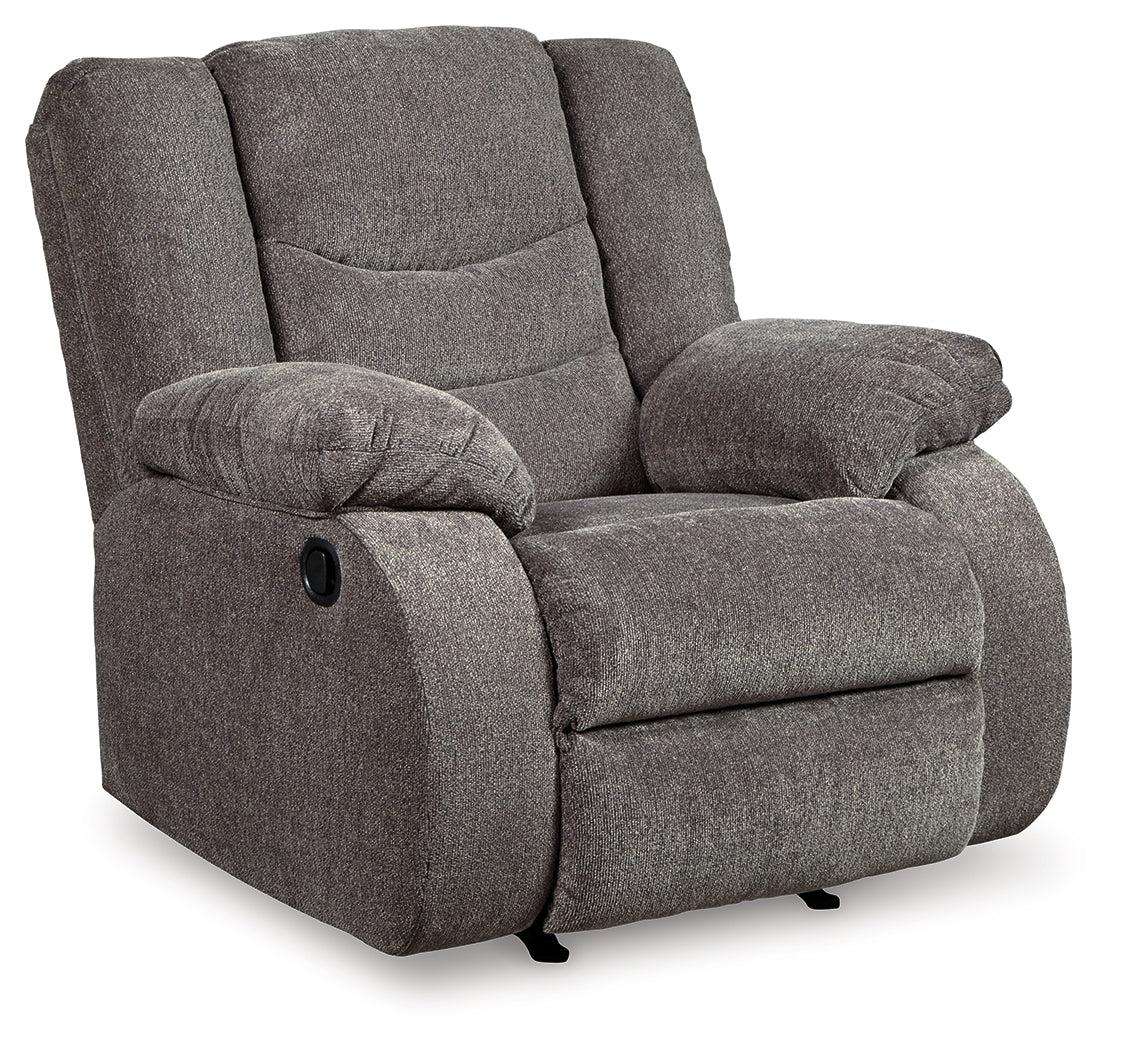 Tulen Gray Reclining Sofa and Recliner from Ashley - Luna Furniture
