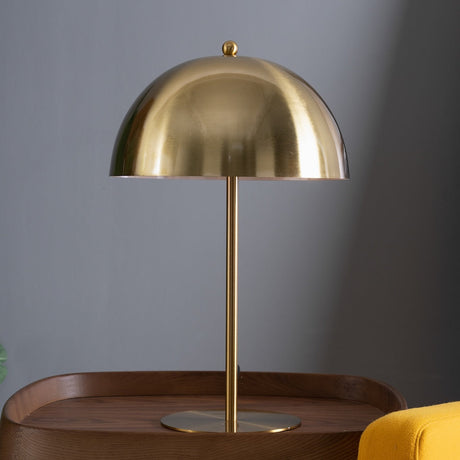 Tundra Table Lamp - Gold outer - White inner from Ashcroft Furniture - Luna Furniture