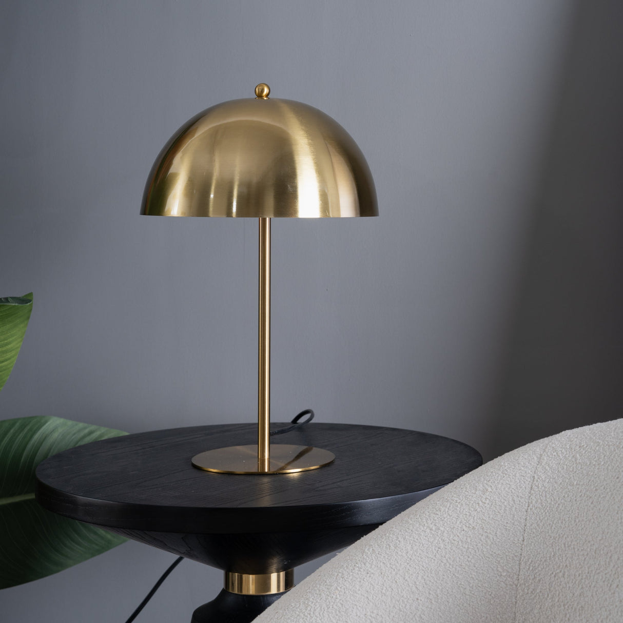 Tundra Table Lamp - Gold outer - White inner from Ashcroft Furniture - Luna Furniture