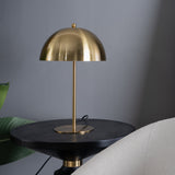 Tundra Table Lamp - Gold outer - White inner from Ashcroft Furniture - Luna Furniture