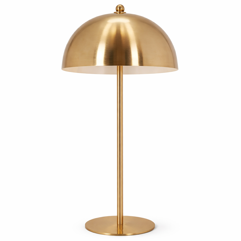 Tundra Table Lamp - Gold outer - White inner from Ashcroft Furniture - Luna Furniture