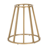 Turino Round Dining Table Base in Brushed Gold from Essentials For Living - Luna Furniture