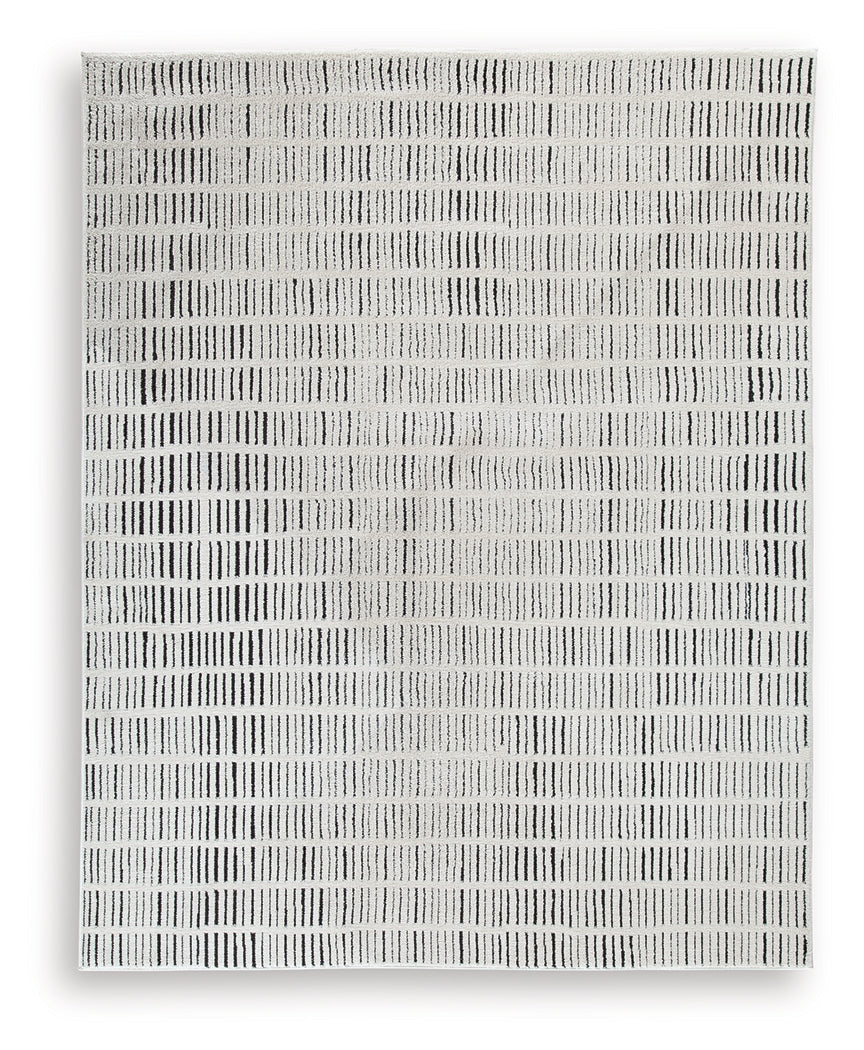 Turinwith Ivory/Black Large Rug from Ashley - Luna Furniture