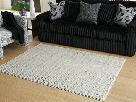 Turinwith Ivory/Black Medium Rug from Ashley - Luna Furniture
