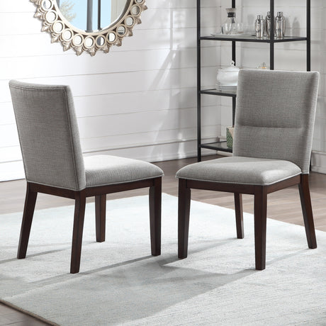Amalie Side Chair, Camel Linen, Set of 2 from Steve Silver - Luna Furniture