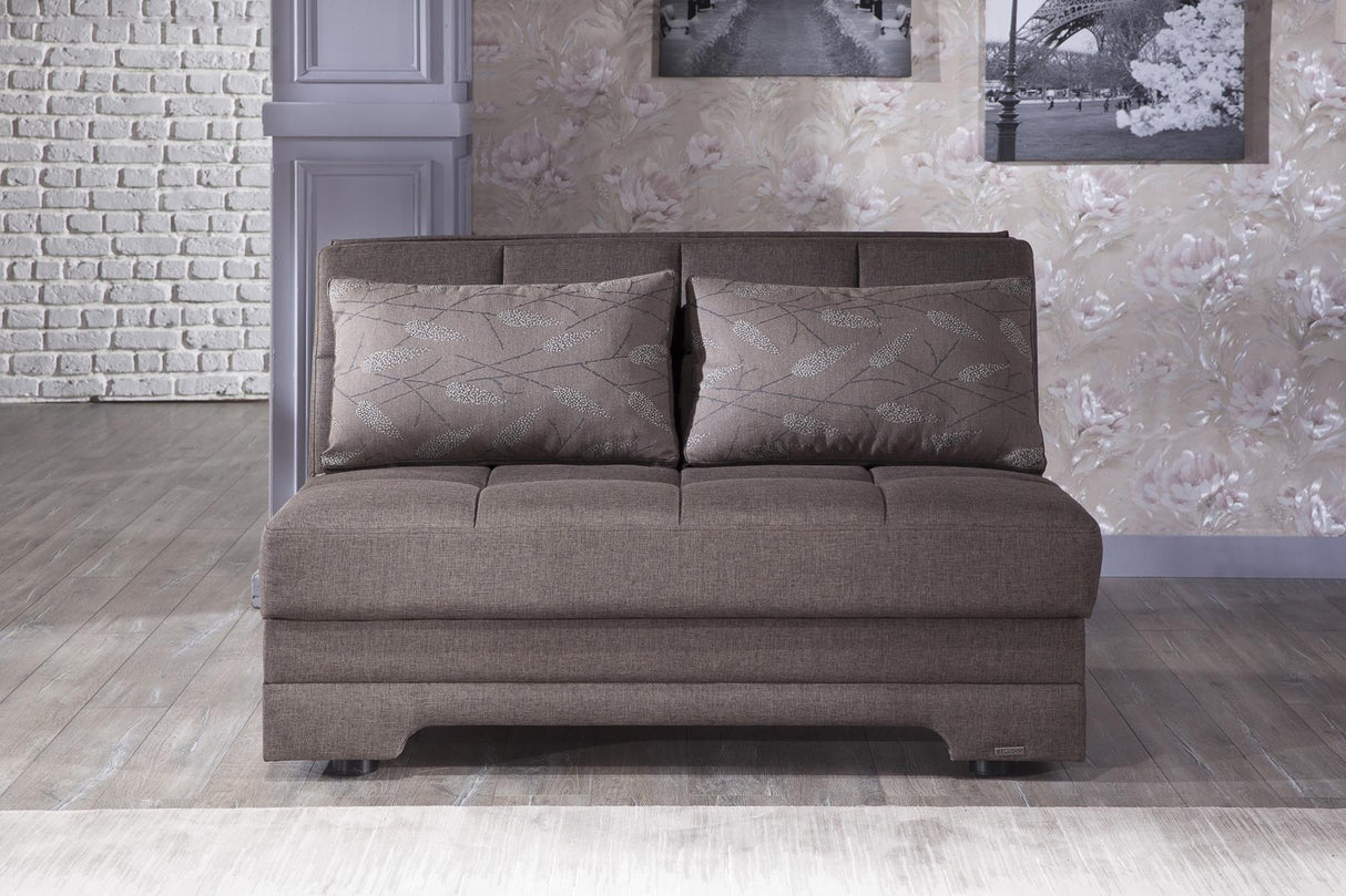 Twist Astoral Light Brown Sleeper Loveseat from Bellona - Luna Furniture