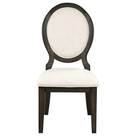 Twyla 5-piece 60-inch Round Wood Dining Table Set Dark Cocoa from Coaster - Luna Furniture