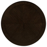 Twyla Dark Cocoa Round Dining Table with Drawer from Coaster - Luna Furniture