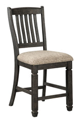 Tyler Creek 2-Piece Bar Stool in Black/Grayish Brown from Ashley - Luna Furniture