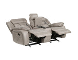 Tyson Gray 3-Piece Reclining Living Room Set from Steve Silver - Luna Furniture
