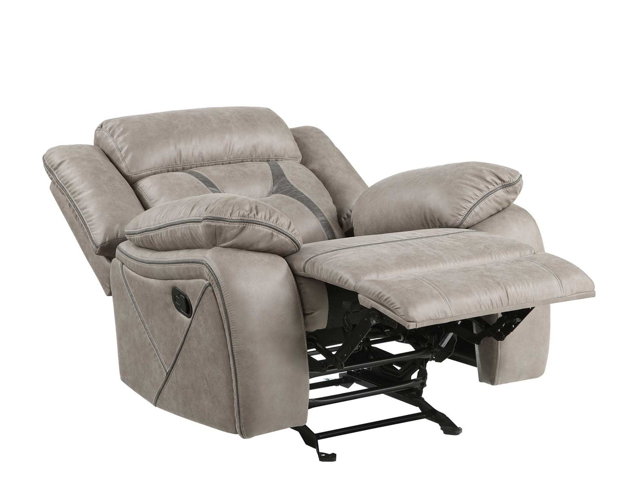 Tyson Gray 3-Piece Reclining Living Room Set from Steve Silver - Luna Furniture