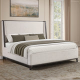 Verona Cream Upholstered Queen Bed from Steve Silver - Luna Furniture
