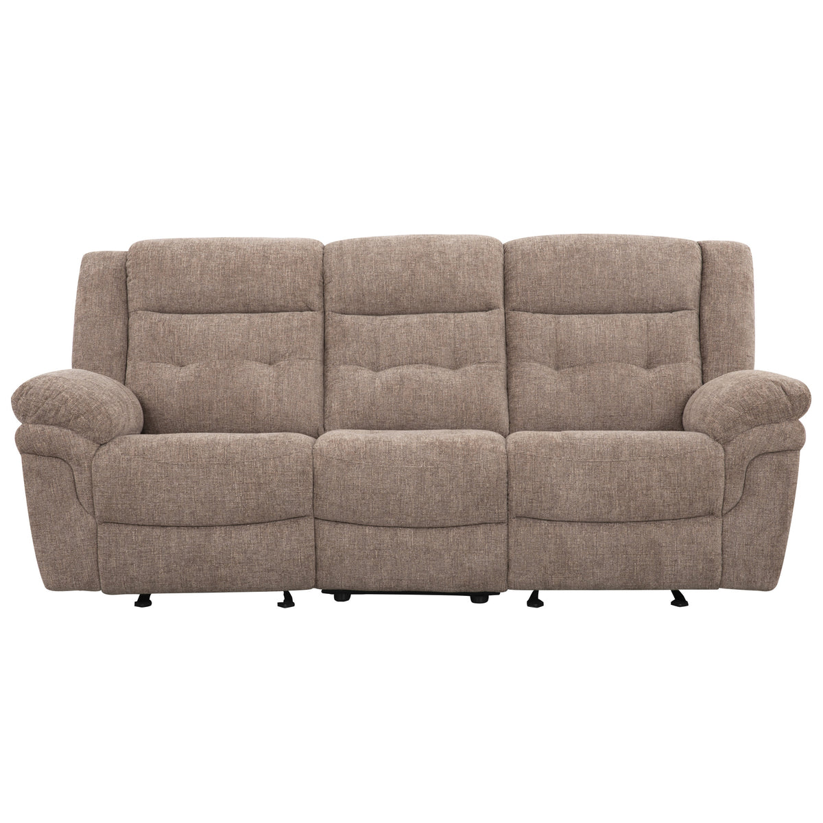 Sydney Brown Manual Recliner Sofa from Steve Silver - Luna Furniture