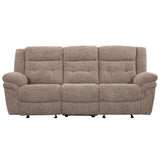 Sydney Brown Manual Recliner Sofa from Steve Silver - Luna Furniture