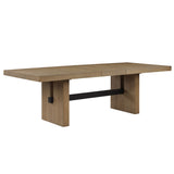 Aubrey Waxed Driftwood Extendable Dining Table from Steve Silver - Luna Furniture