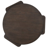 Salina Mocha 32.5″ Round Coffee Table with Casters from Steve Silver - Luna Furniture
