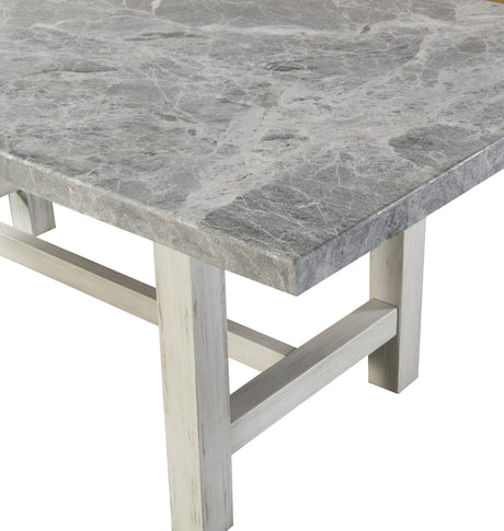 Canova 78-inch Gray Marble Top Dining Table from Steve Silver - Luna Furniture