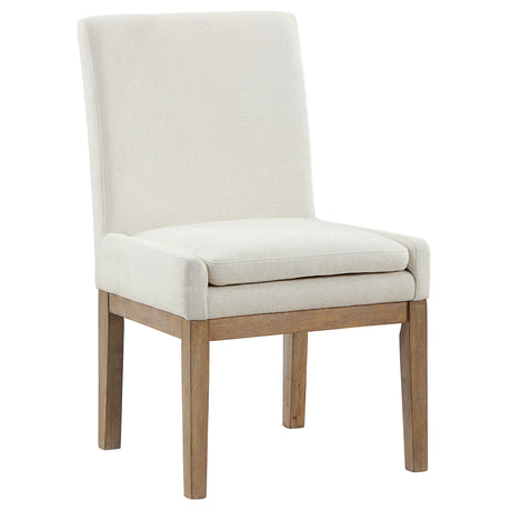 Aubrey Eggshell/Driftwood Parsons Chair, Set of 2 from Steve Silver - Luna Furniture