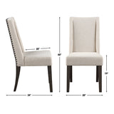 Napa 7-Piece Dining Set(Table, 2 Upholstered & 4 Side Chairs) from Steve Silver - Luna Furniture