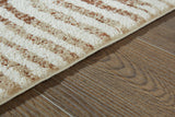 Uduak Cream/Tan/Rust Large Rug from Ashley - Luna Furniture