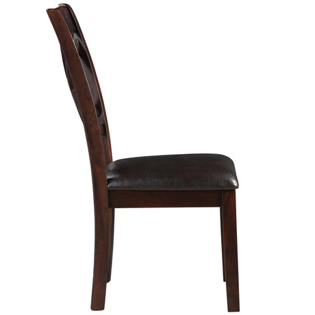 Adrian Dark Brown Side Chair, Set of 2 from Steve Silver - Luna Furniture