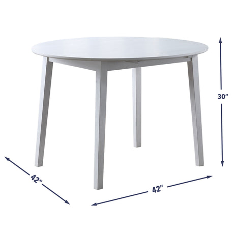 Naples 42-inch Drop-Leaf Dining Table from Steve Silver - Luna Furniture