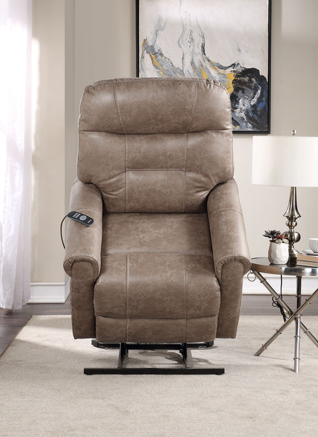 Ottawa Camel Power Lift Chair with Heat and Massage from Steve Silver - Luna Furniture