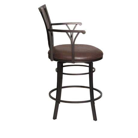 Bayview 24″ Counter Stool, Swivel from Steve Silver - Luna Furniture