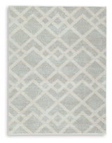 Unawick Gray/Ivory Medium Rug from Ashley - Luna Furniture