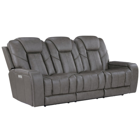 Daniel 3-Piece Triple Power Leather Reclining Home Theater Set from Steve Silver - Luna Furniture