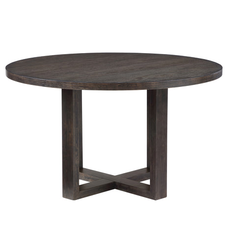 Evan Walnut 52-inch Round Dining Table from Steve Silver - Luna Furniture