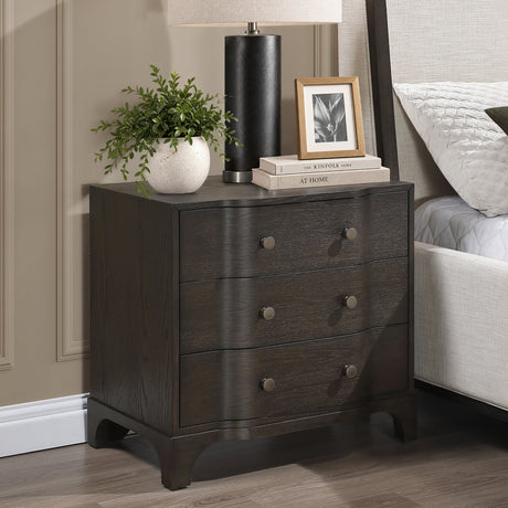 Verona Espresso Nightstand with Integrated USB Power Center from Steve Silver - Luna Furniture