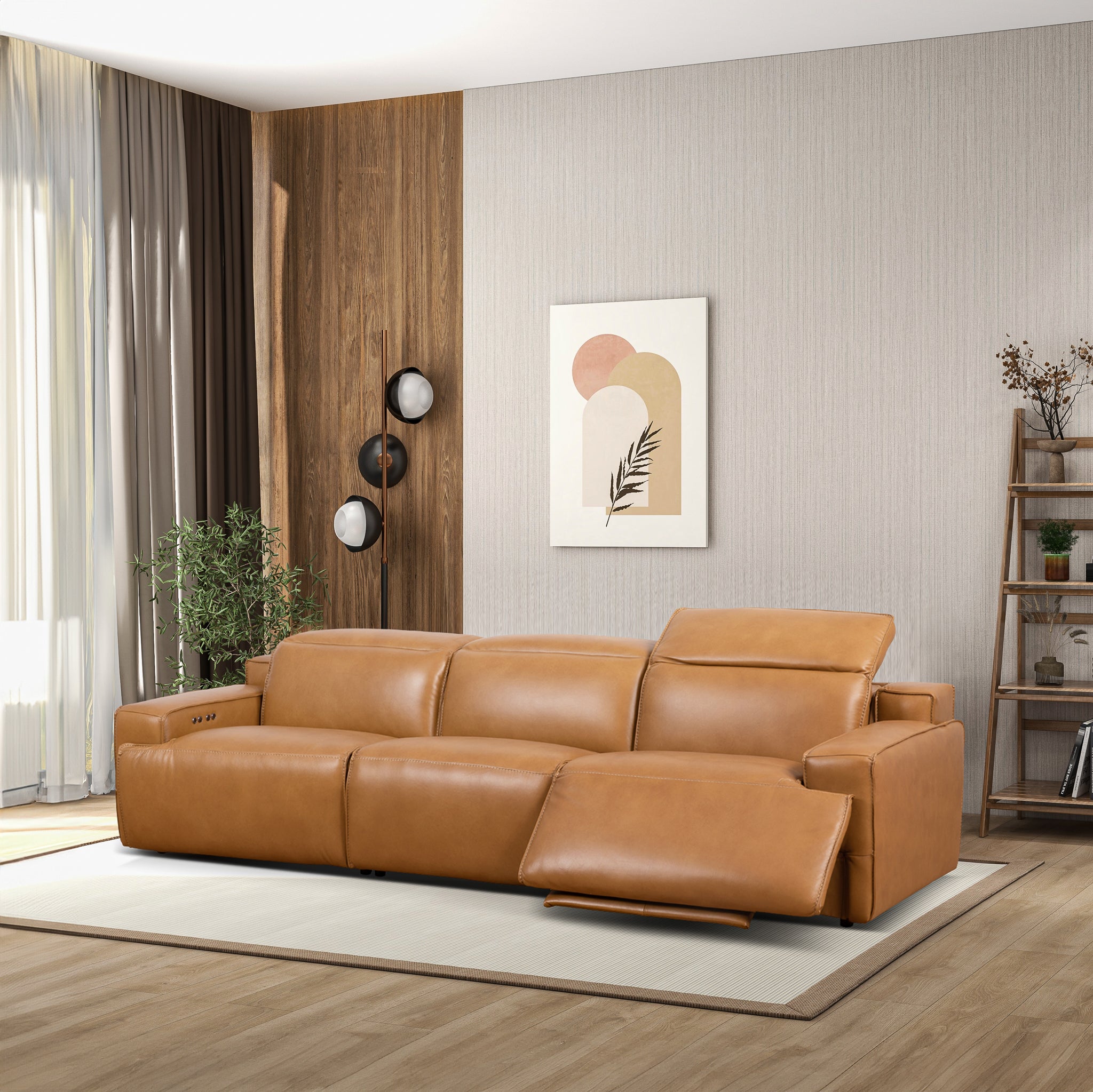 Ashcroft Furniture Urbana Recliner Sofa