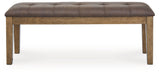 Urbinforte Light Brown 50" Dining Bench from Ashley - Luna Furniture