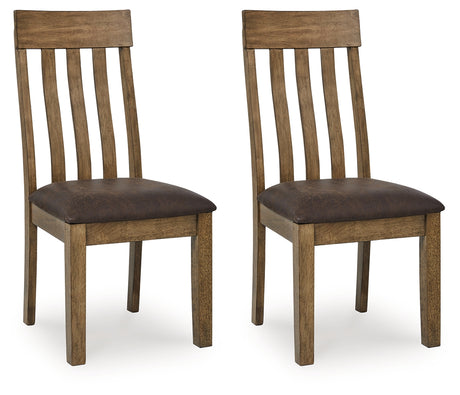 Urbinforte Light Brown Dining Chair, Set of 2 from Ashley - Luna Furniture